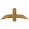 Ekena Millwork Bellingham Rough Sawn Timber Gable Bracket, Western Red Cedar, 48"W x 20"H x 6"D x 6"F, 10/12 Pitch GBW048X20X0606BEL00RWR - alternate 1